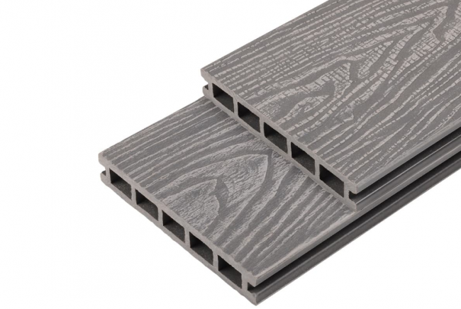 Террасная доска UnoDeck Vintage Серый