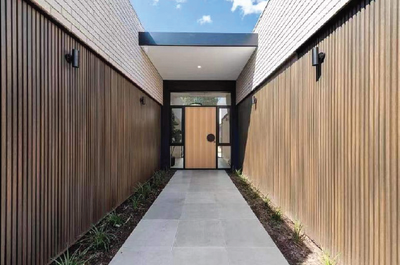 Стеновые реечные панели из ДПК CM Wall Тик 